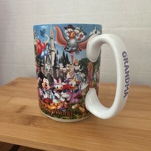 Disney Pixar Walt Disney World Parks Grandma Souvenir Mickey & Friends Mug! Gift
